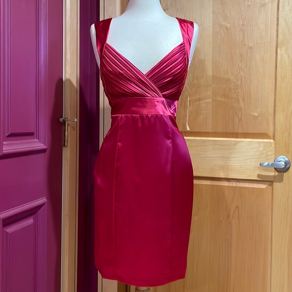 Shiny Mini Party Dress (Pink & Blue)